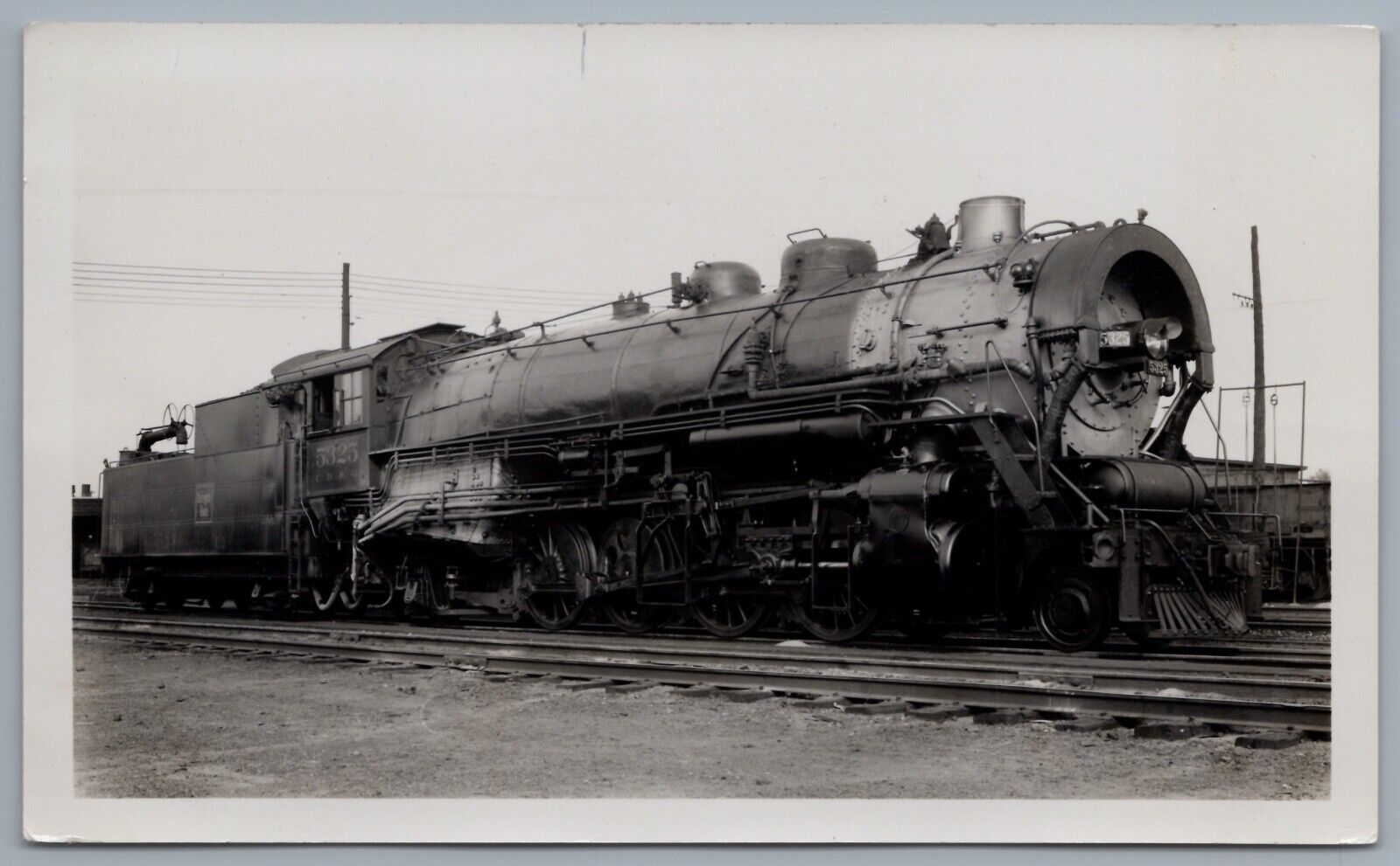 Railroad Photo - Chicago Burlington & Quincy #5325 Locomotive Galesburg IL 1938