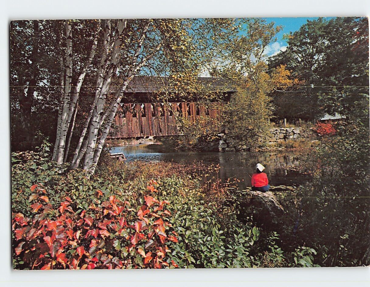 Postcard Covered Bridge, New England
