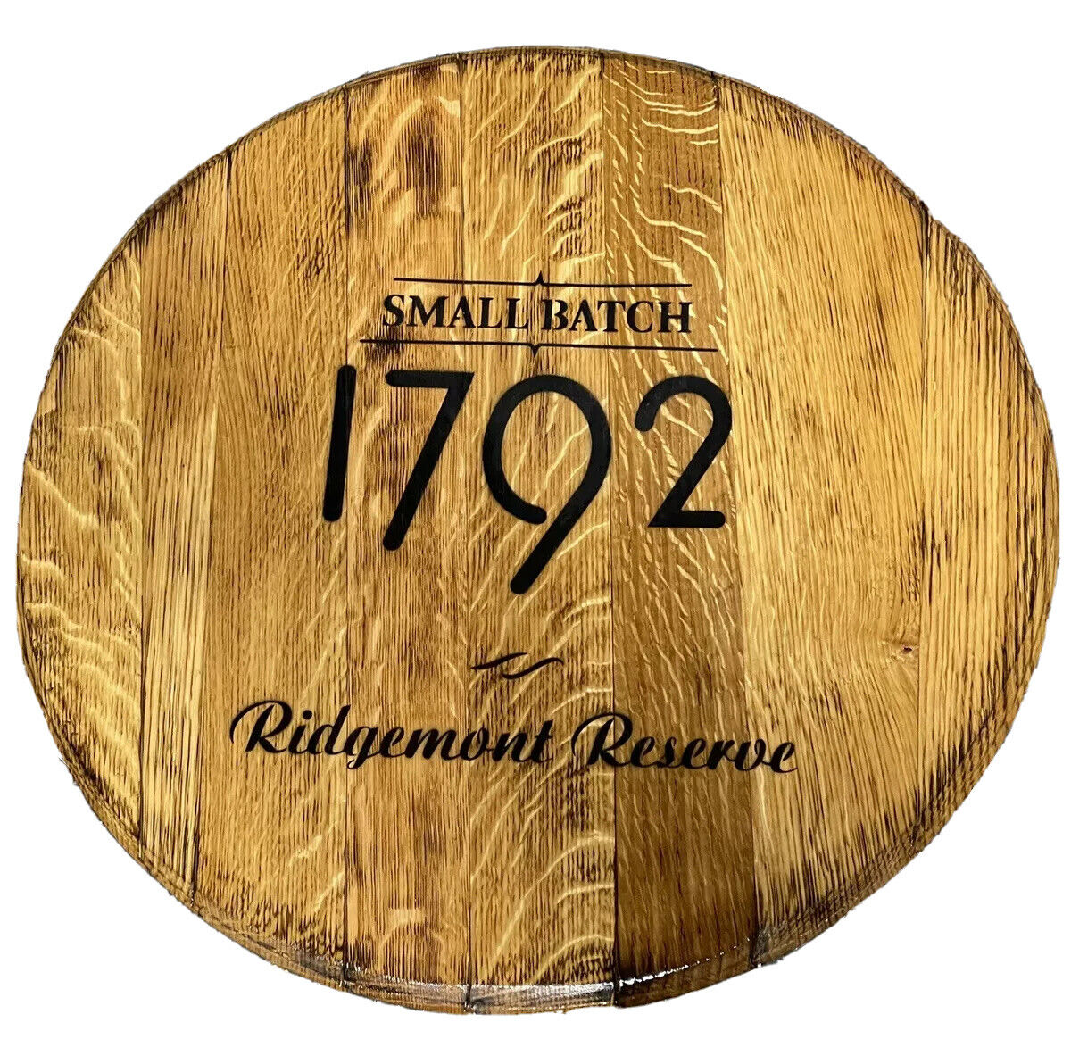 1792 Small Batch (Ridgemont Reserve) Bourbon Barrel Head 21” Diameter