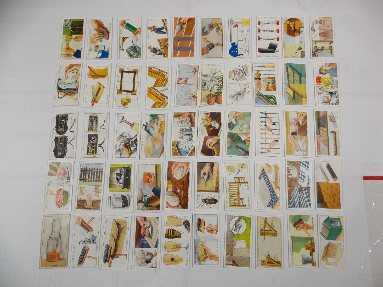 Wills Cigarette Cards Household Hints 1936 Complete Set 50