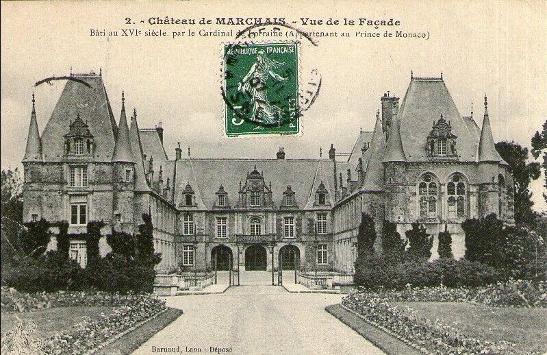B26 / 02 CPA 1900 LE CHATEAU DE MARCHIS VIEW FROM THE FACADE / TRAVEL SEE BACK