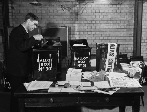 1945 United Kingdom General Election 1945 Old Photo