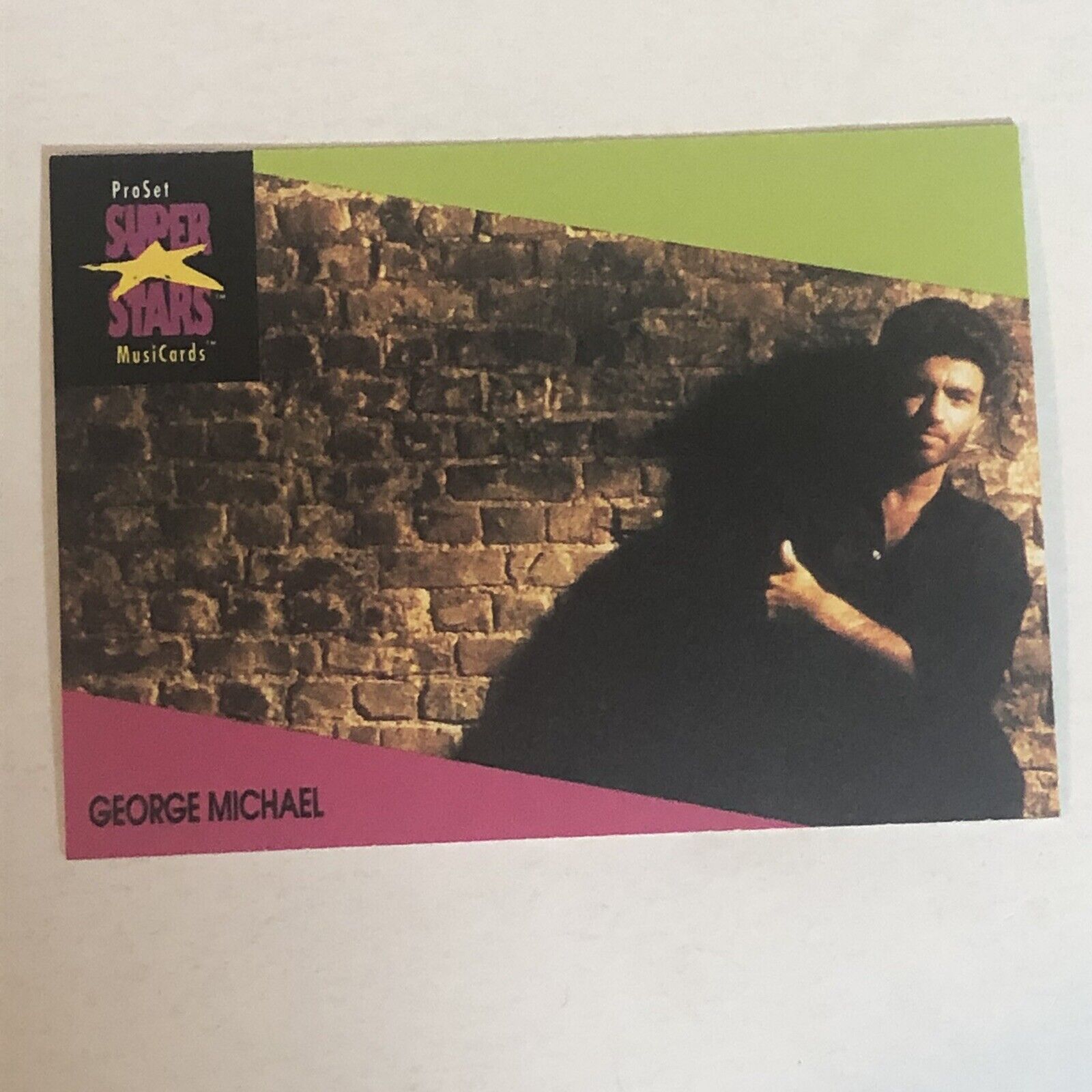 George Michael Trading Card Musicards Super Stars #75