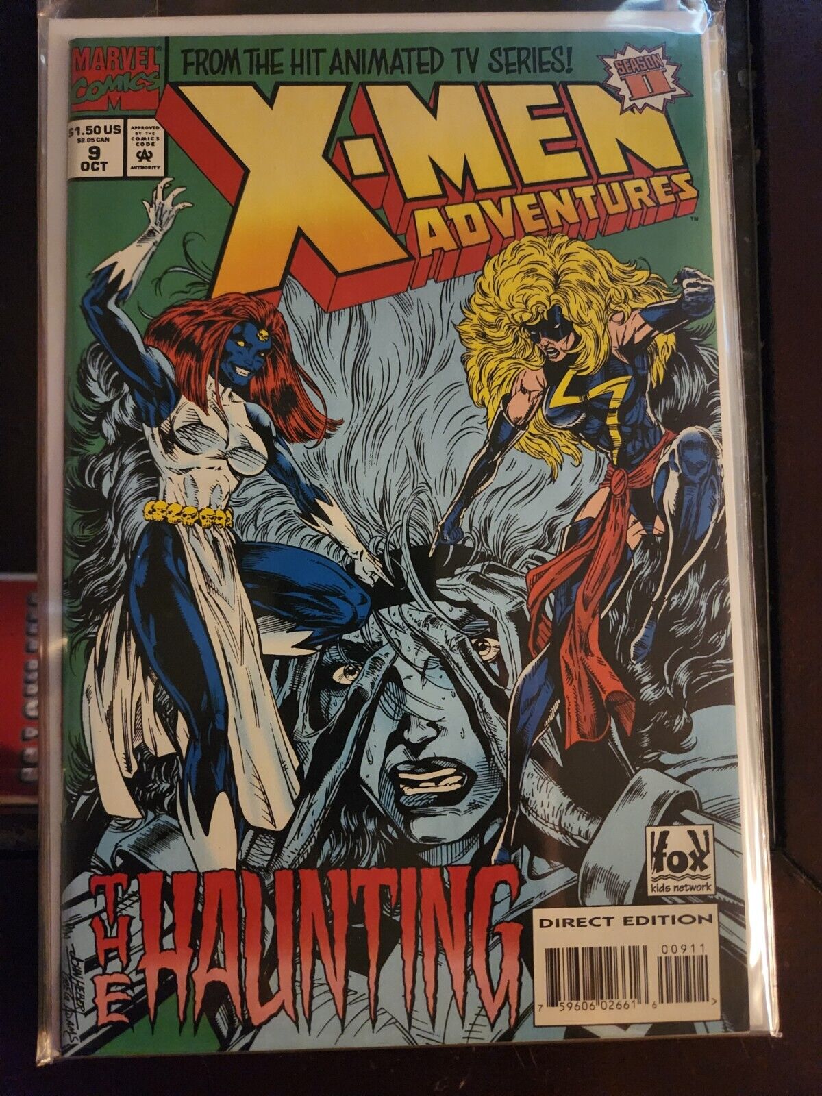 X-Men Adventures #9 MARVEL COMIC BOOK 7.5-8.0 AVG V40-34