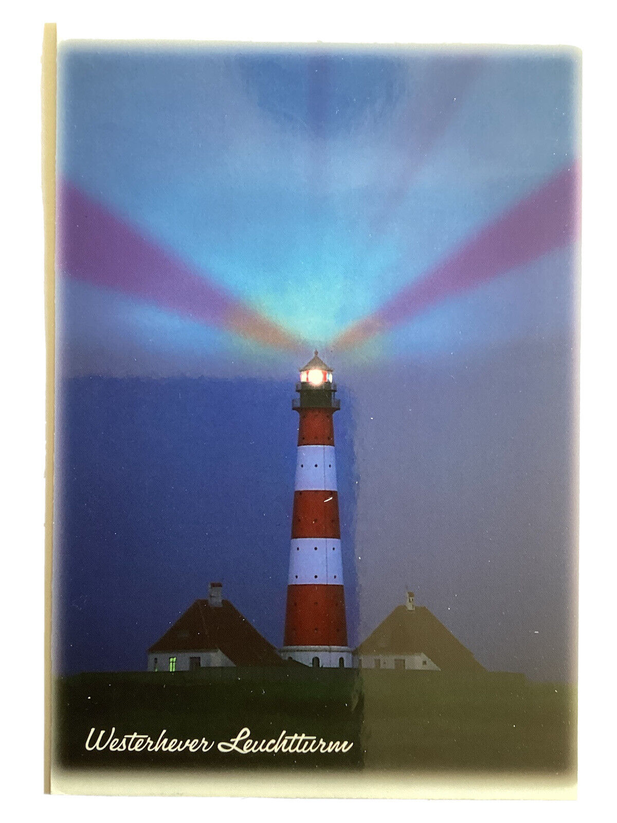 Westerhever Leuchtturm Lighthouse Germany Postcard Unposted. Nice