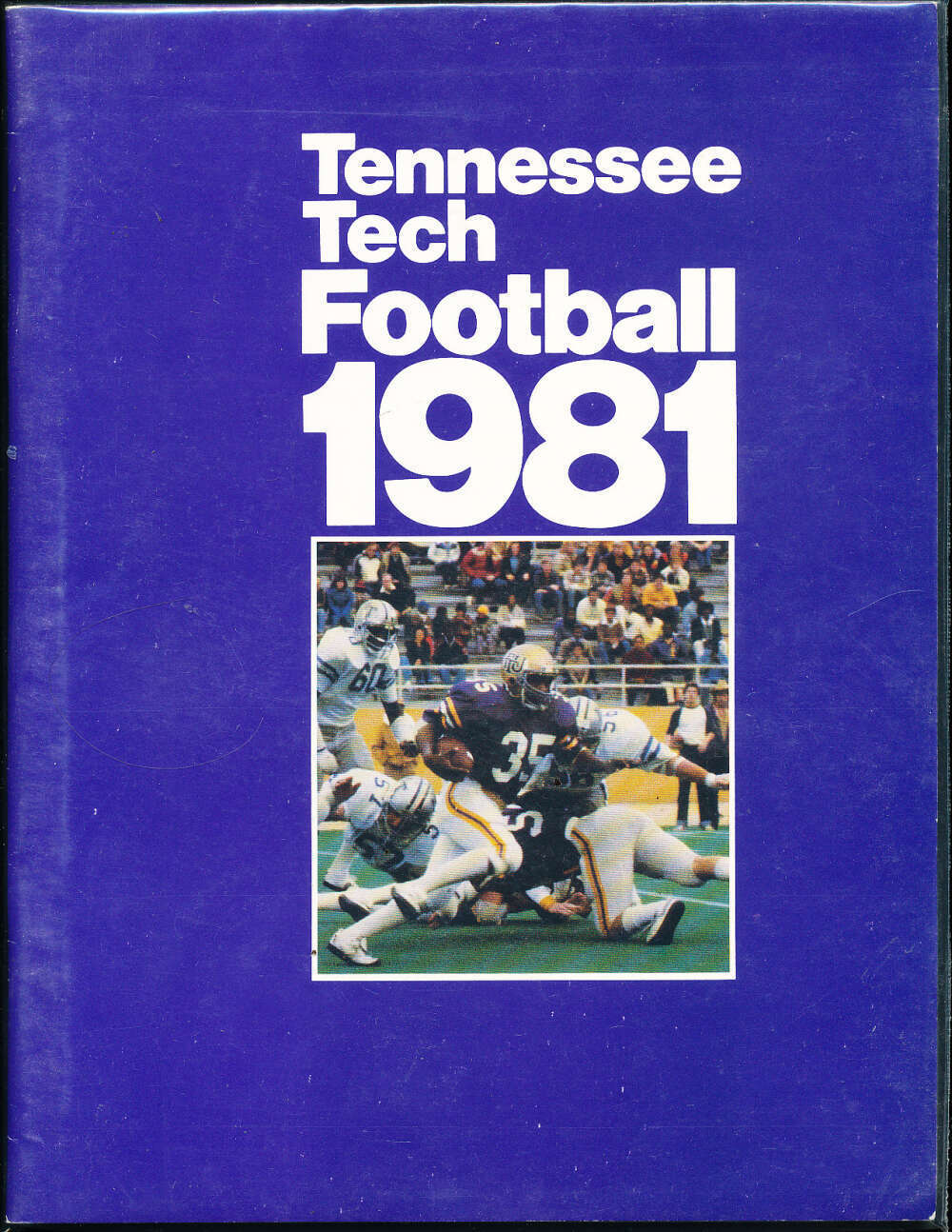 1981 Tennessee Tech football media guide bxa