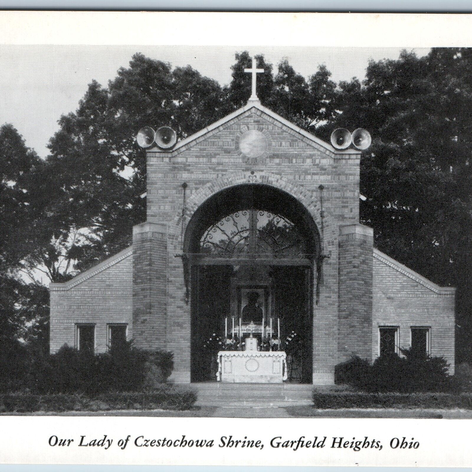c1950s Garfield Heights, OH Our Lady of Czestochowa Shrines Sacred Geometry A201