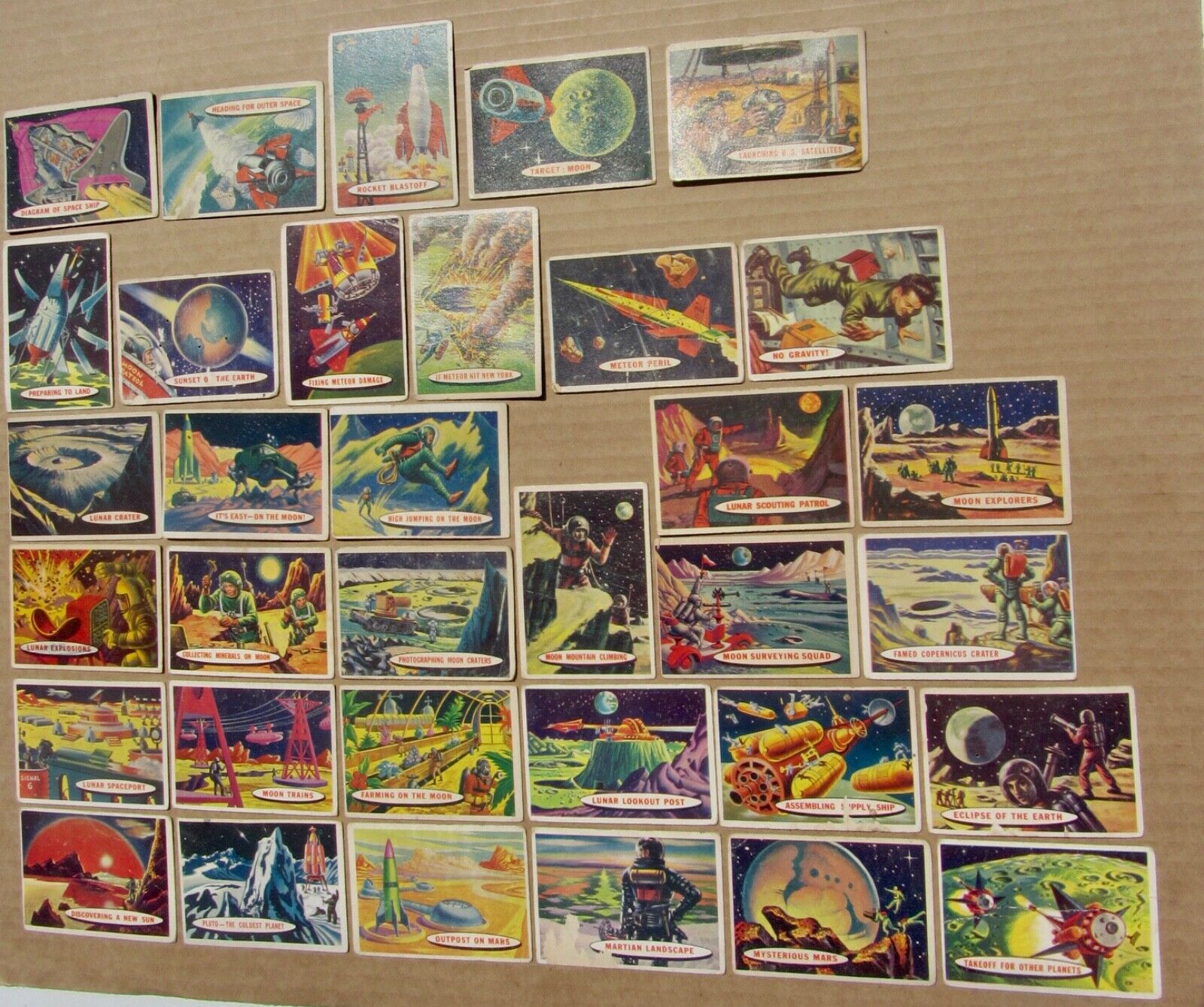 1957 Topps Space Cards You Pick Complete Your Set Single Prints
