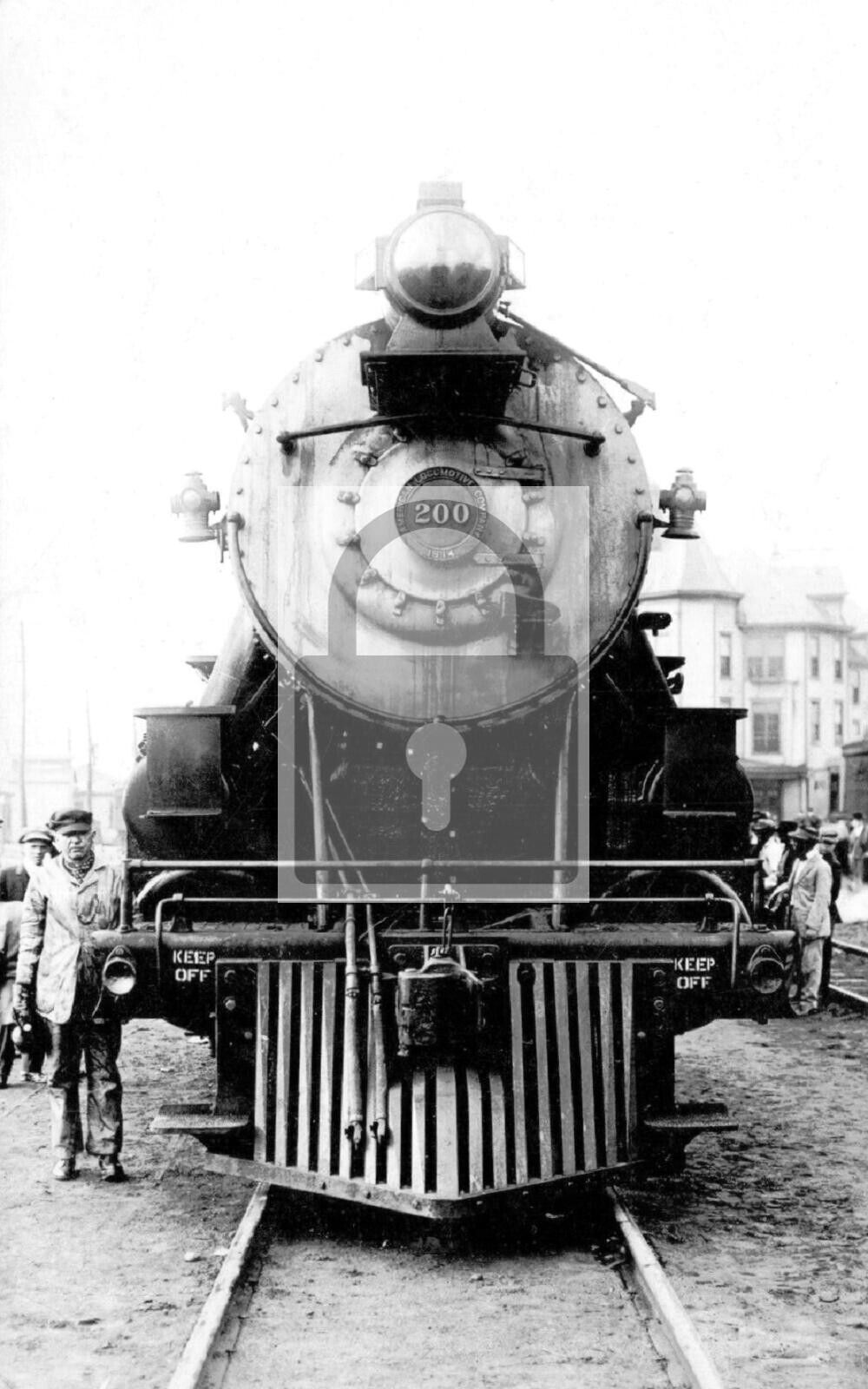 American Locomotive Train Engine 200 Hamlet North Carolina NC Reprint Postcard