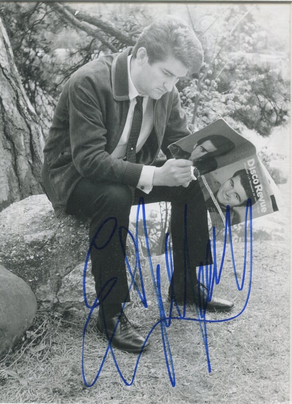 EDDY MITCHELL - autograph signature on photo