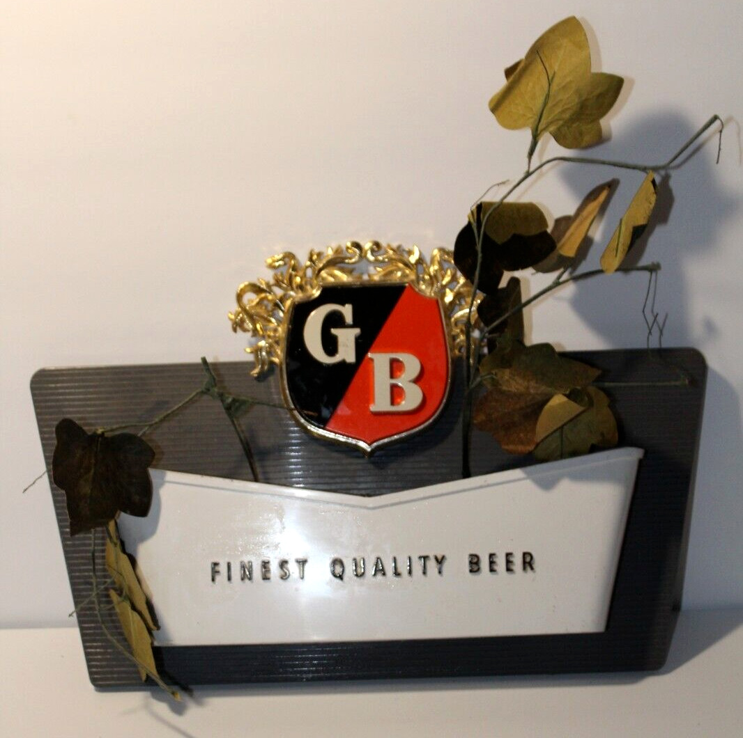 1950s Old Vintage Griesedieck Bros Beer Sign St Louis Missouri Beer Sign GB BEER