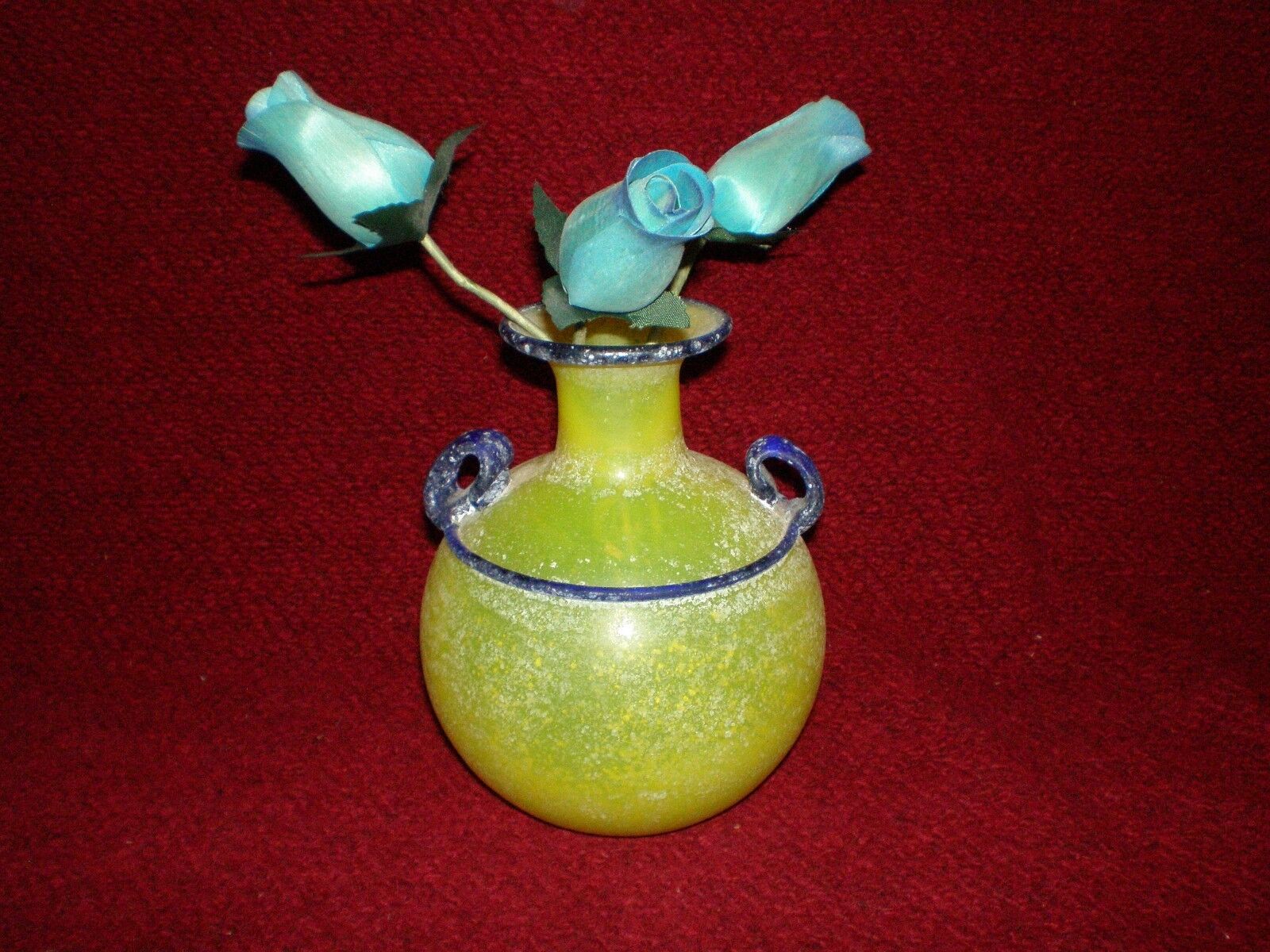 Double Handled Roman Inspired Ewer Shaped Mini Vase Posie Pot 5-1/2\