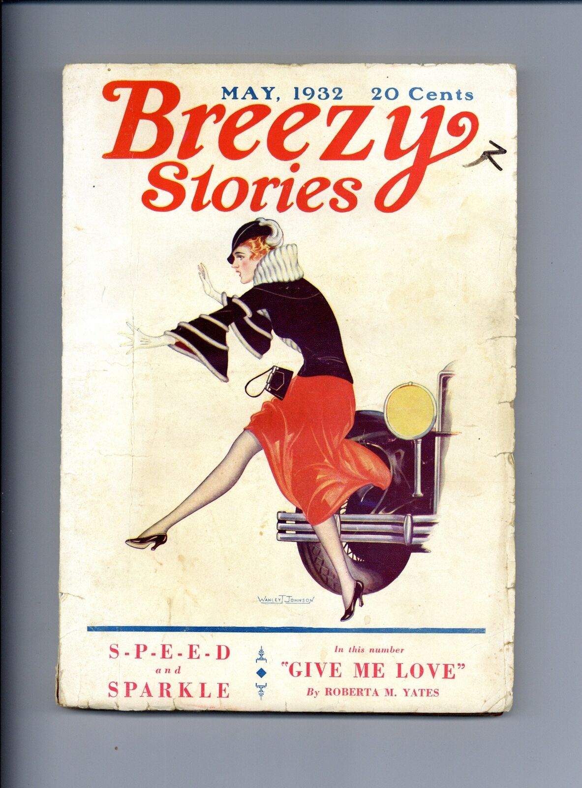Breezy Stories and Young\'s Magazine Pulp May 1932 Vol. 38 #2 VG