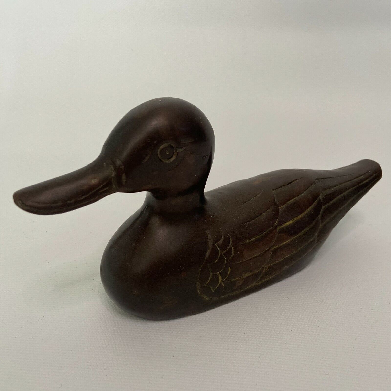 Bronze Figurine Statue Duck