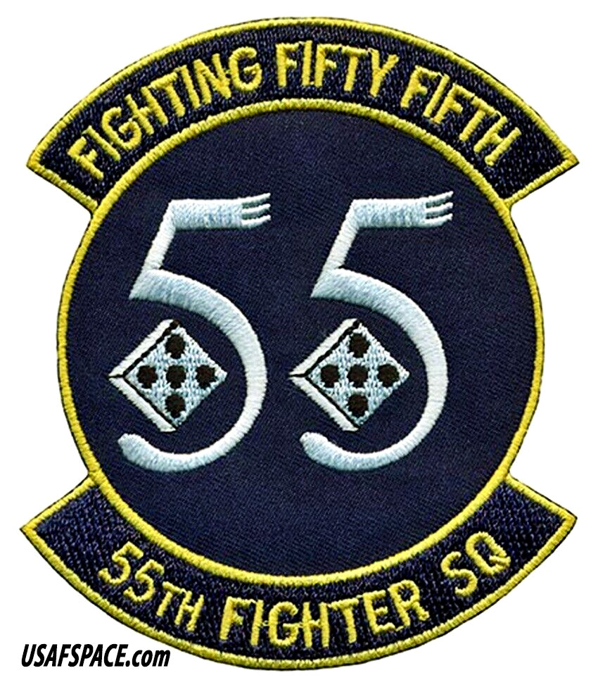 USAF 55TH FIGHTER SQ -55 FS-F-16 Fighting Falcon-Shaw AFB, SC-ORIGINAL VEL PATCH
