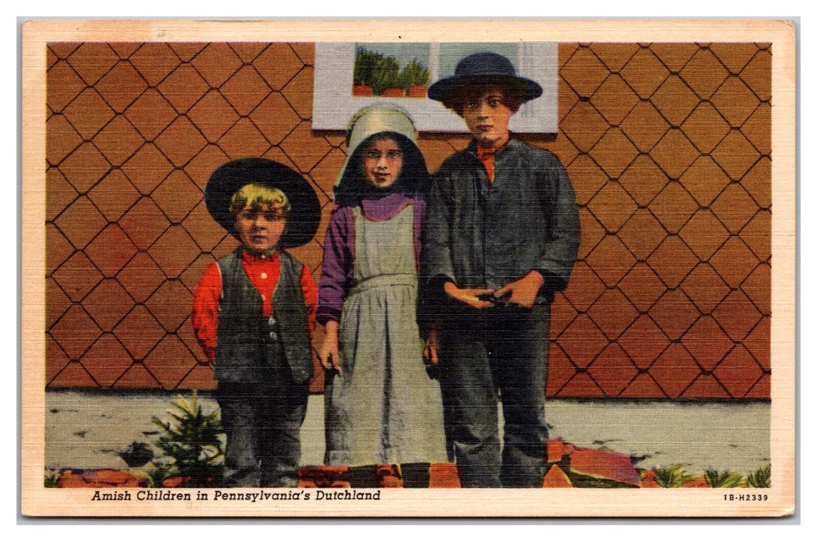 Amish Children In Pennsylvania\'s Dutchland
