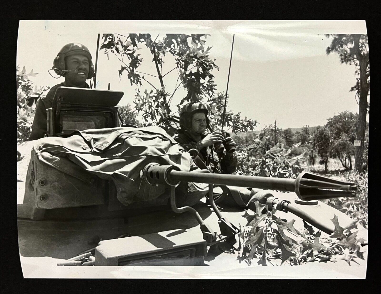 1970s Fort Benning Georgia Infantry Tank Training Soldiers Vintage Press Photo