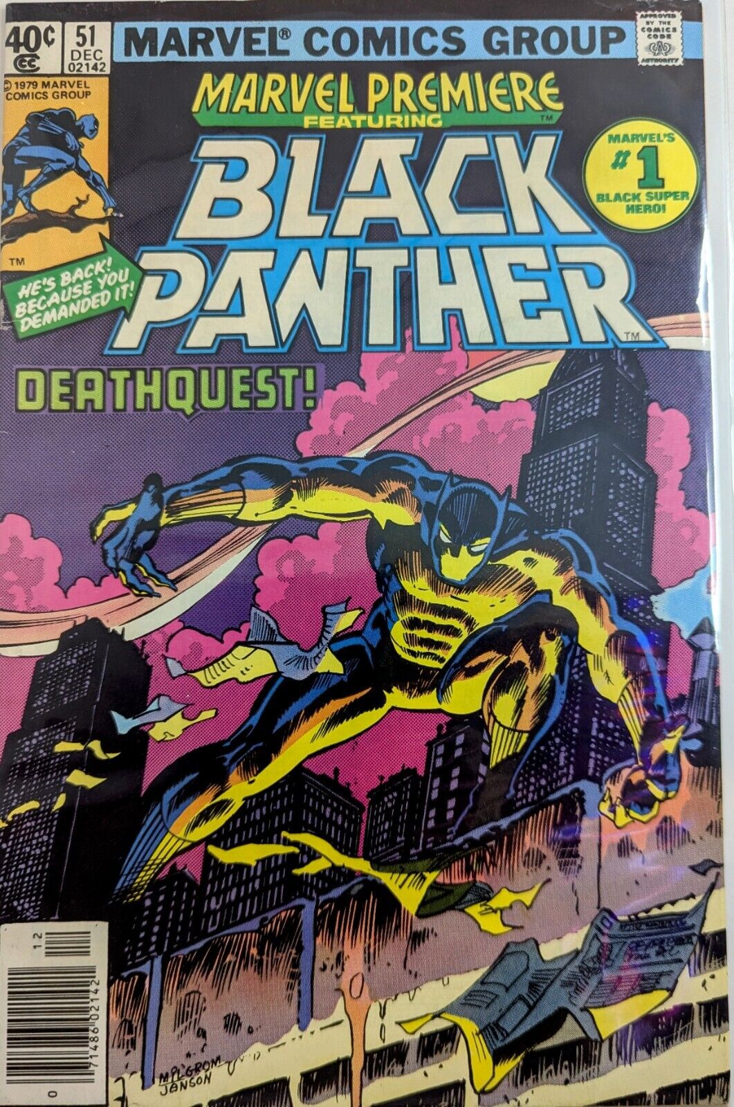Marvel Premiere #51 featuring the Black Panther (Marvel 1979)
