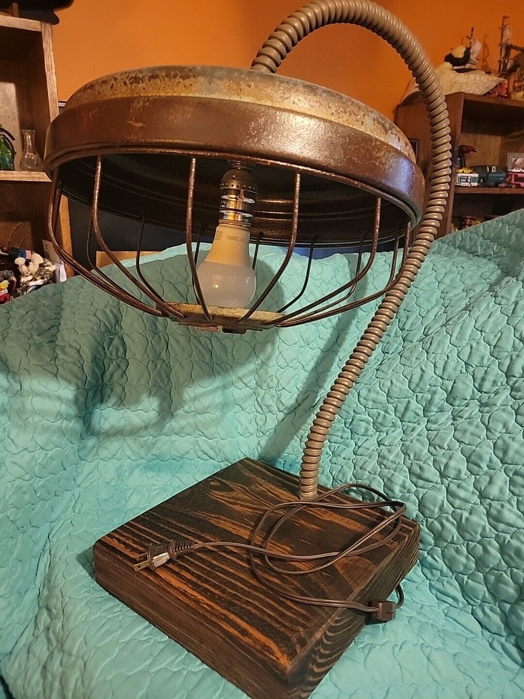 Vintage Heavy Duty Mad Scientist Hand Made Adjustable Desk Lamp for All Occasion