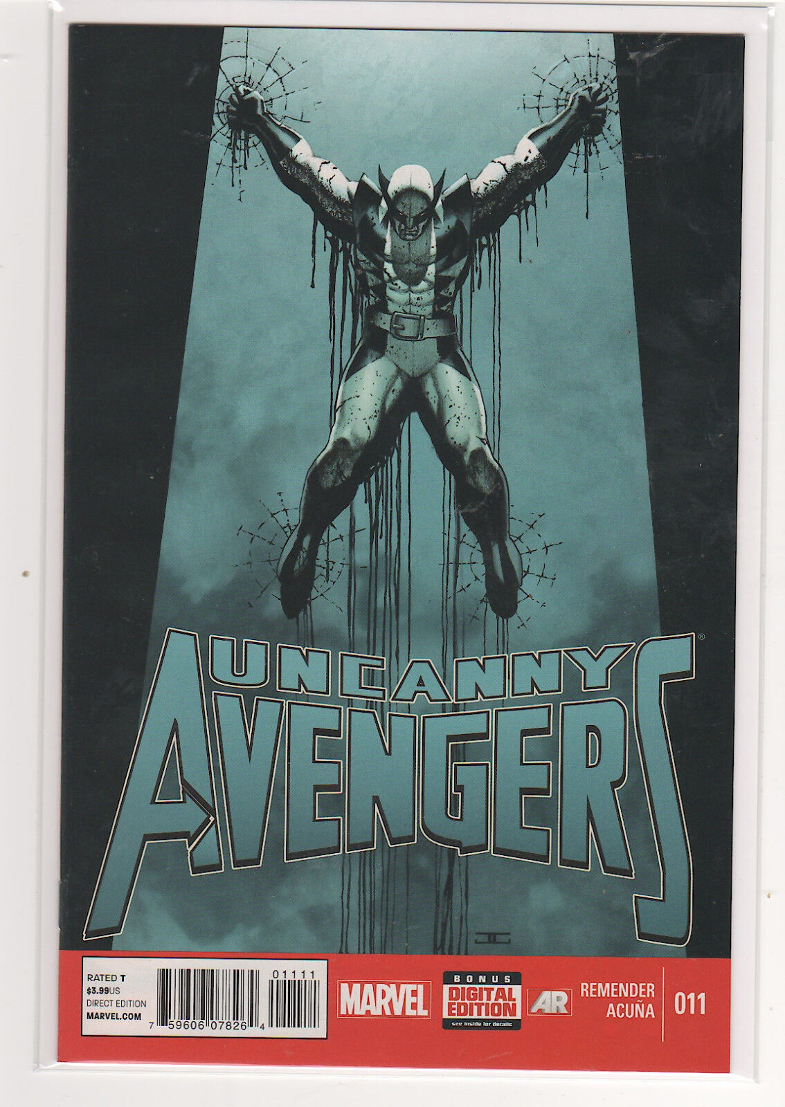 Uncanny Avengers #11 Thor Wolverine Rogue Scarlet Witch Captain America 9.6