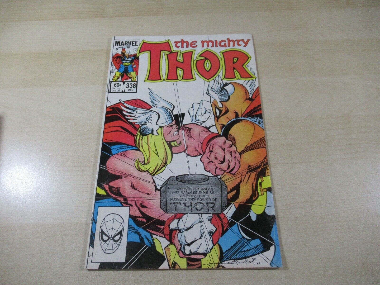 THOR #338 KEY ISSUE 2ND APPEARANCE OF BETA RAY BILL SWEET BATTLE COVER 