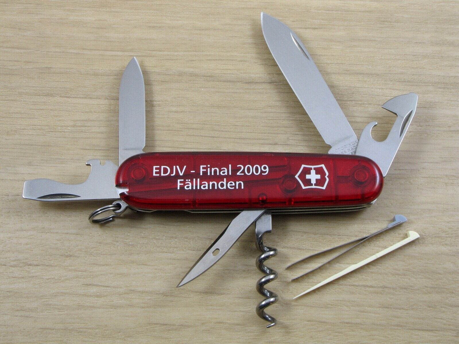 Victorinox Spartan Swiss Army Knife, Ruby Red, 91mm - Handle Marked - Very Good