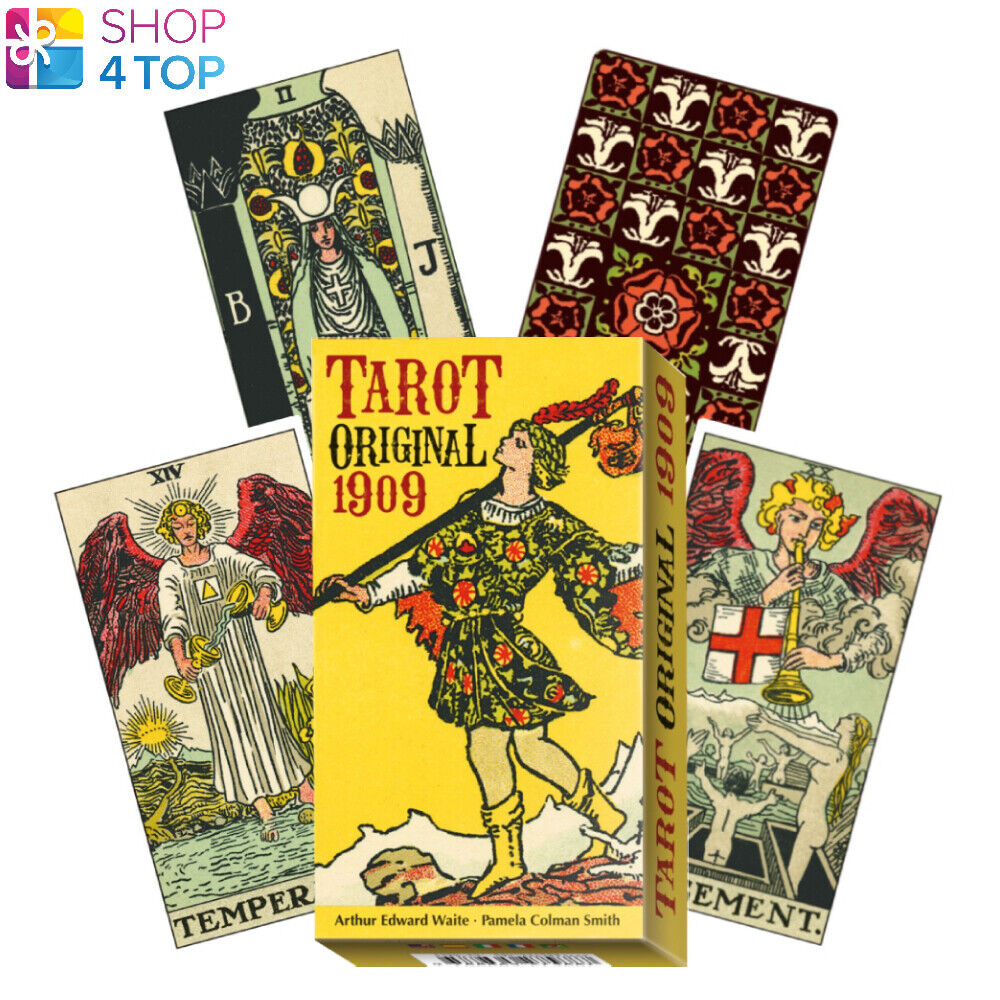 Tarot Original 1909 Cards Deck Arthur Waite Pamela Colman Smith Lo Scarabeo New