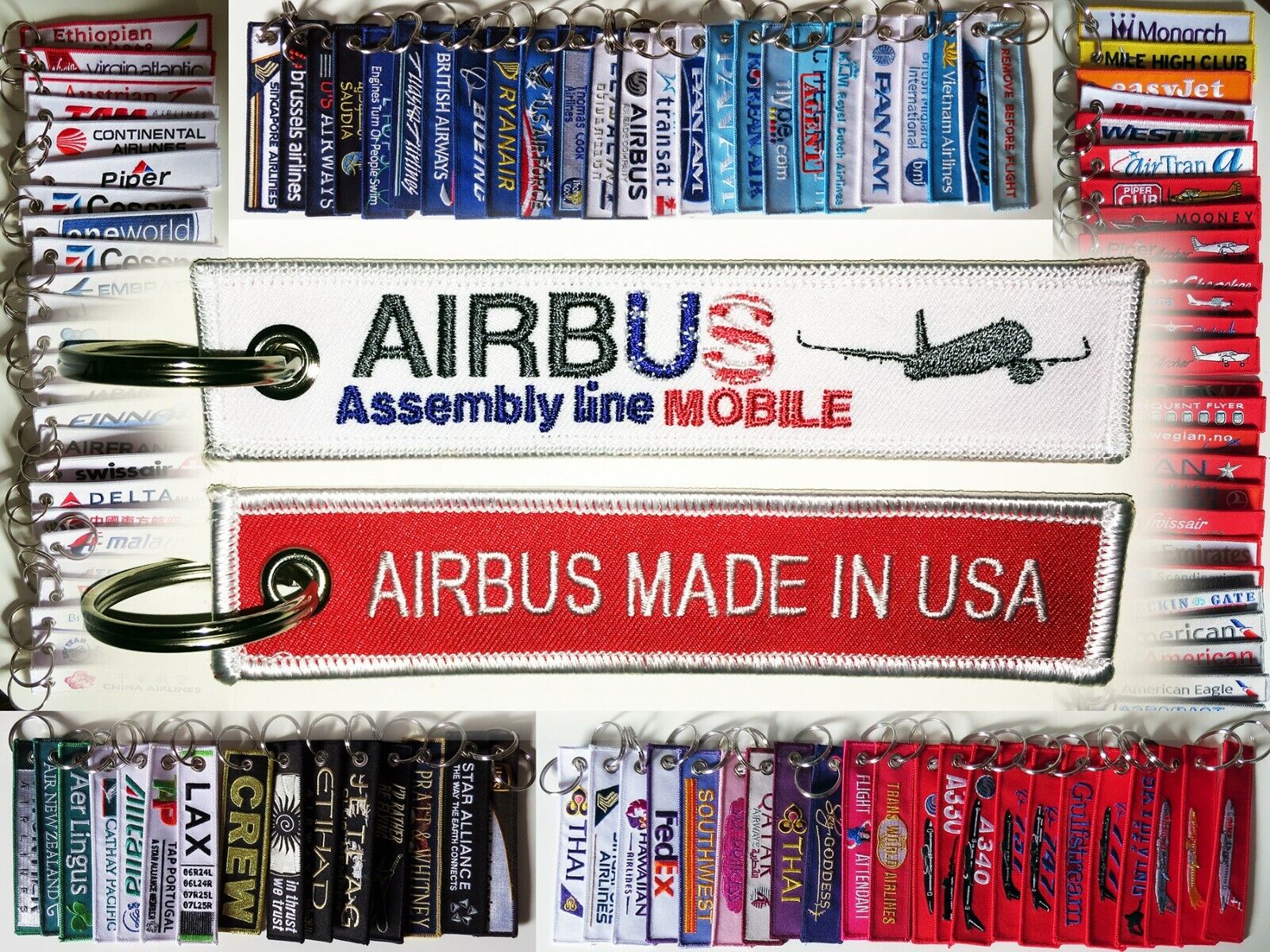 Keyring AIRBUS Mobile Production \