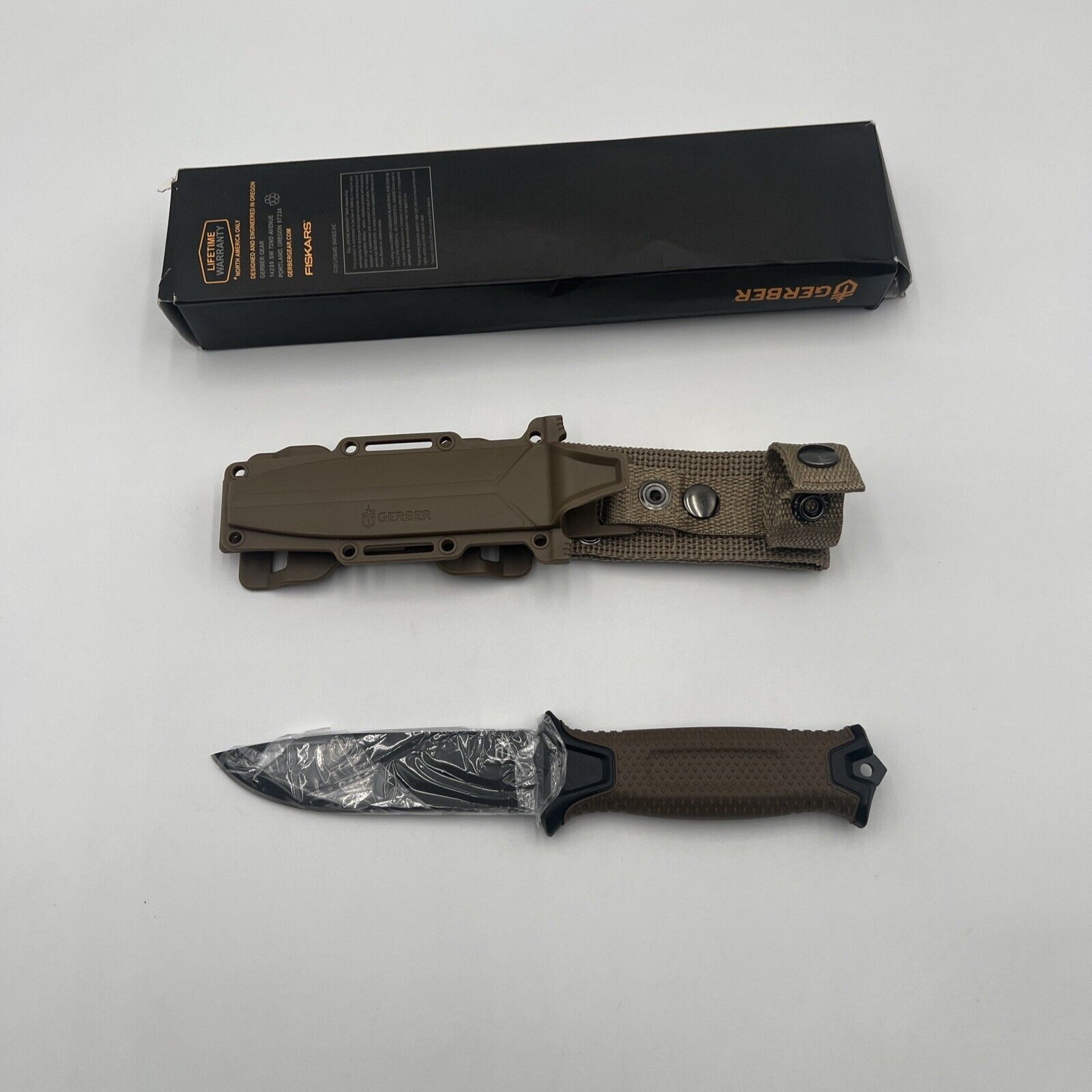 Gerber Gear Strongarm - Fixed Blade Tactical Knife Plain Edge - Coyote Brown