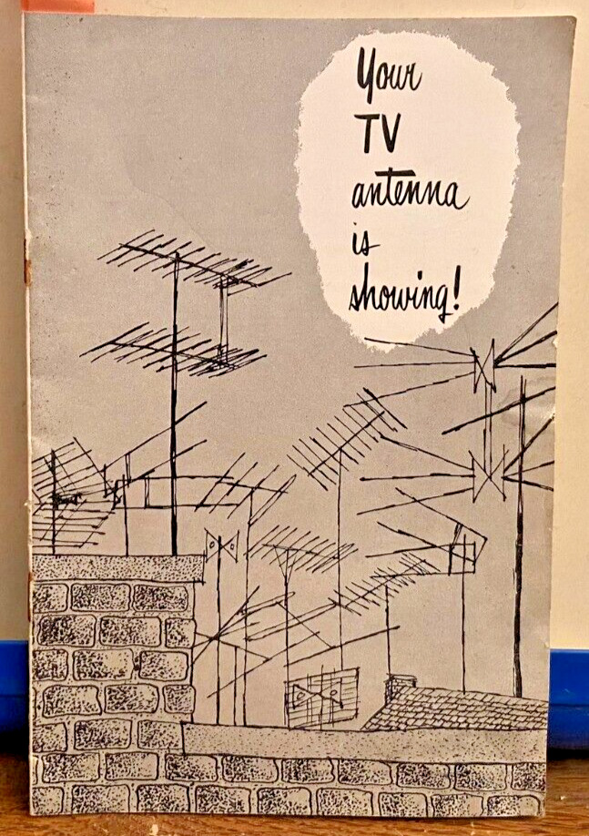 Channel Master Vintage Antenna Booklet 1954