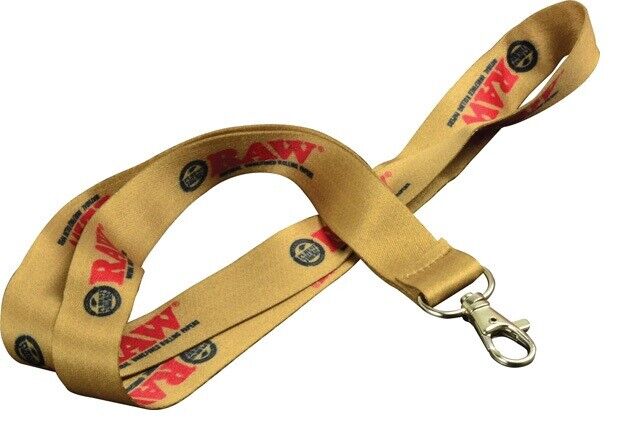 RAW Rolling Papers Smokers Lanyard with swivel clasp -  use for key chain or?