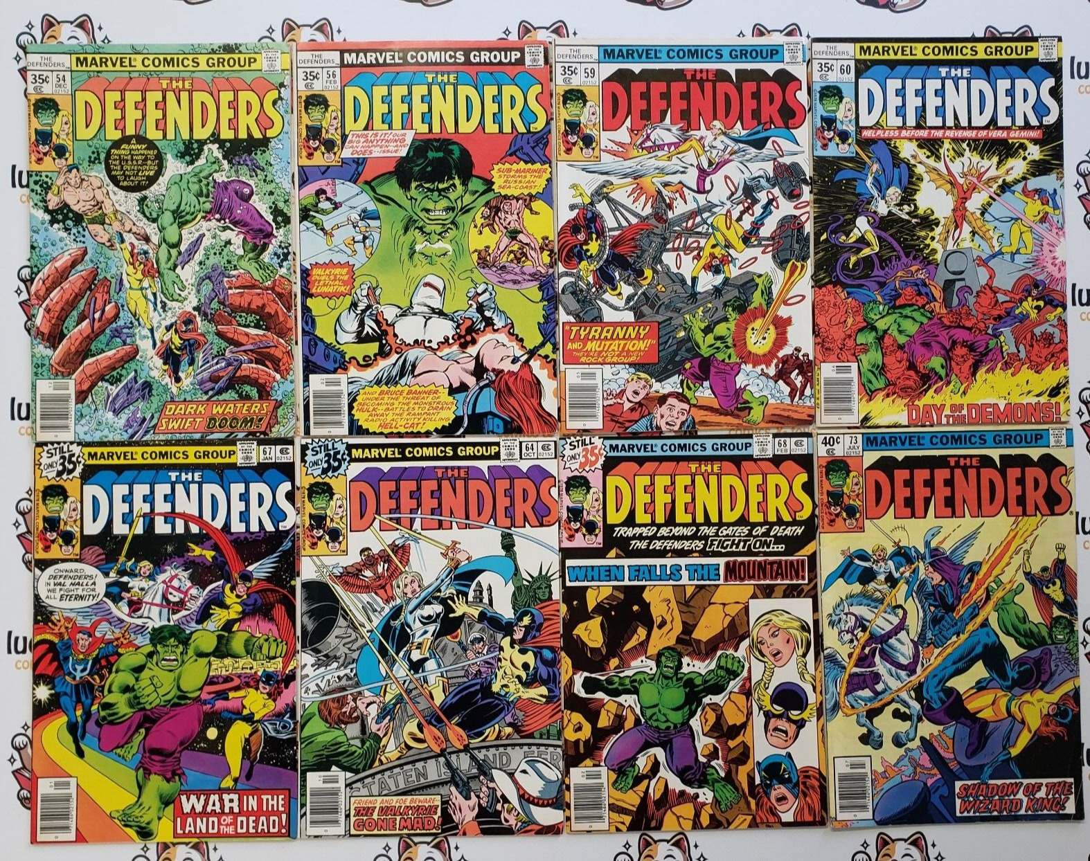DEFENDERS  #54-140 (32 book LOT) 1972 Hulk Dr. Strange Namor Silver Surfer