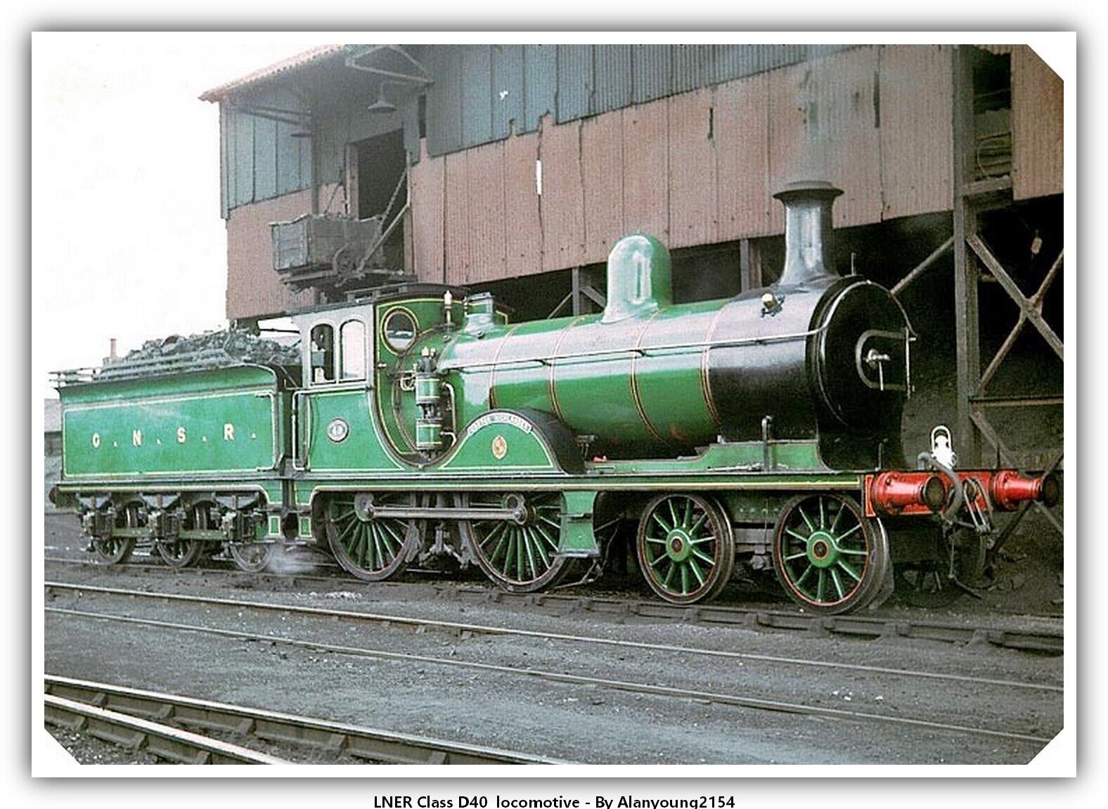 LNER Class D40  railroad Train Railway