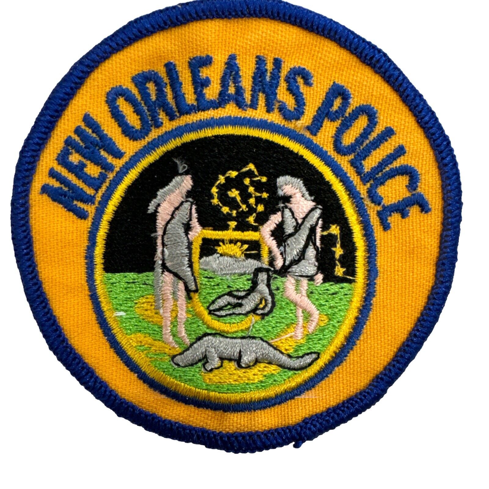 Vintage Louisiana Police Patch New Orleans New Old Stock 3”