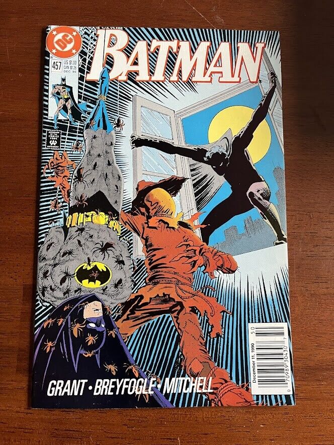 BATMAN # 457 VF NEWSSTAND COPY TIM DRAKE BECOMES ROBIN DC COMICS 1990