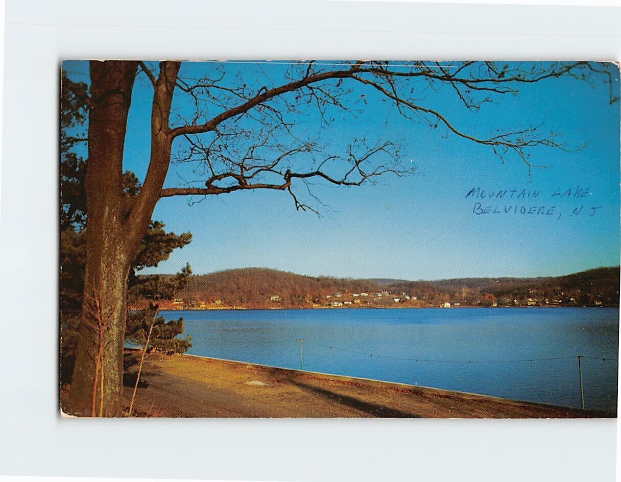 Postcard View of Mountain Lake Jenny Jump Mountains New Jersey USA
