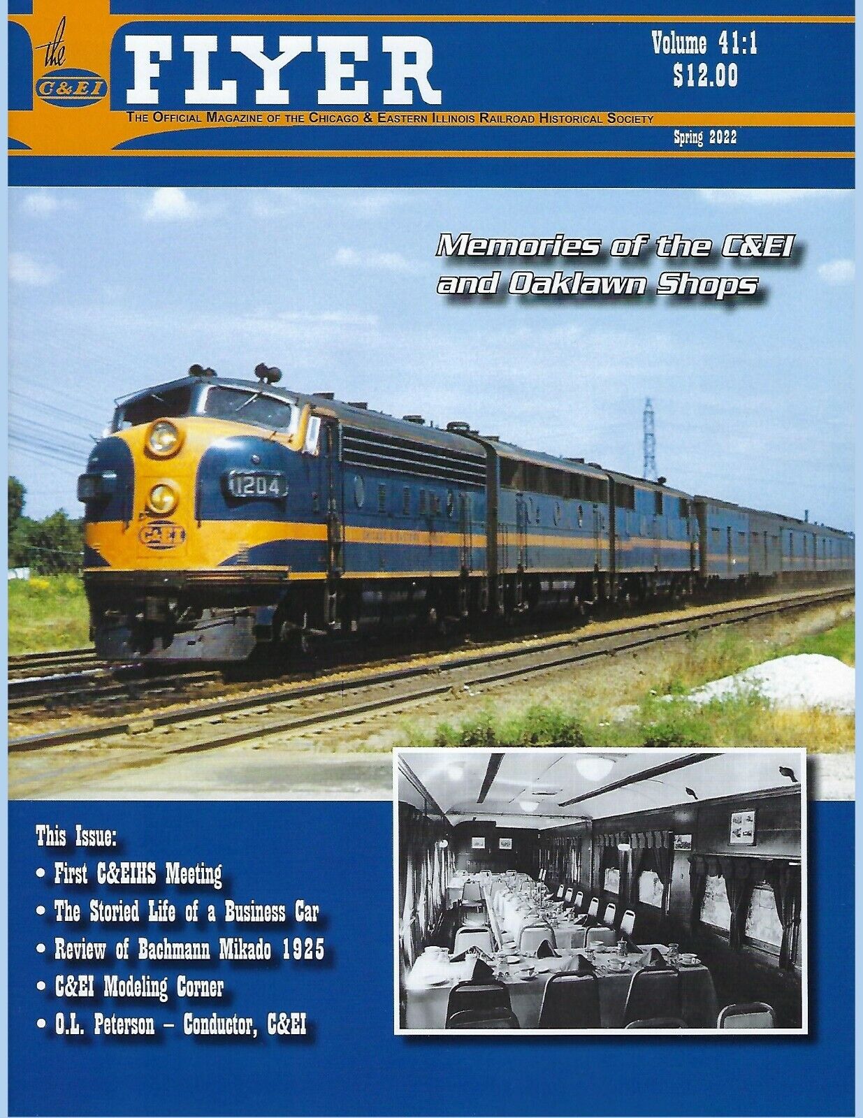 C&EI Flyer: Spring 2022, CHICAGO & EASTERN ILLINOIS (Increased to 40 pages NEW)