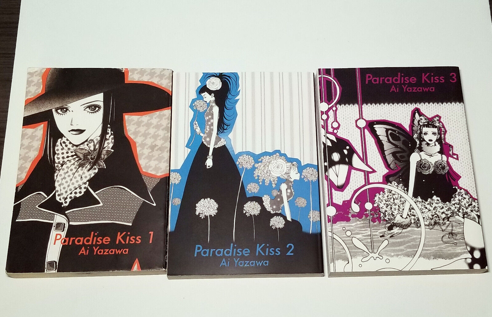 Paradise Kiss (Vertical) English Manga Complete Series Set Vol 1-3 Volume