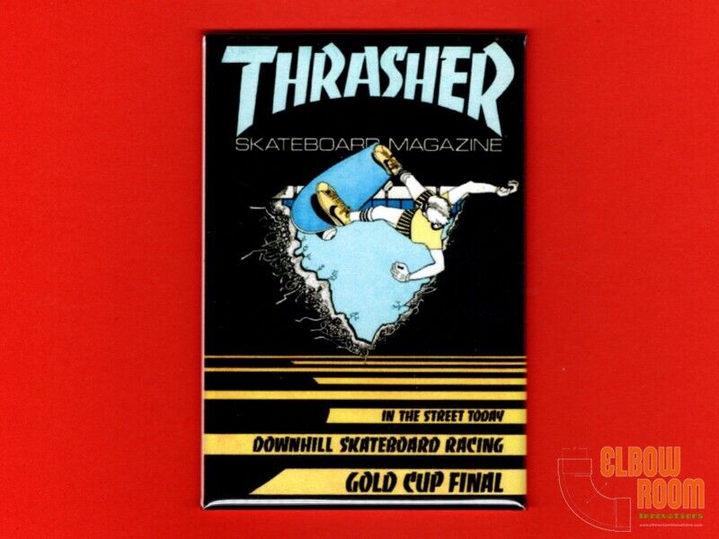 Thrasher skateboard magazine issue 1 cover art 2x3\