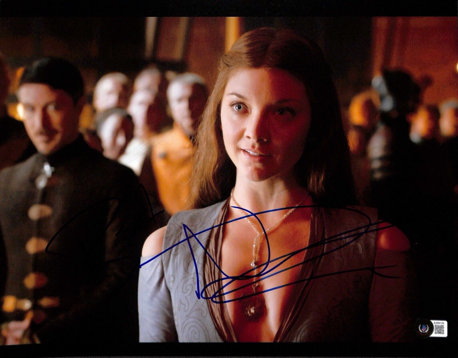Game of Thrones Natalie Dormer “Margaery Tyrell” Signed 11x14 Photograph BECKETT