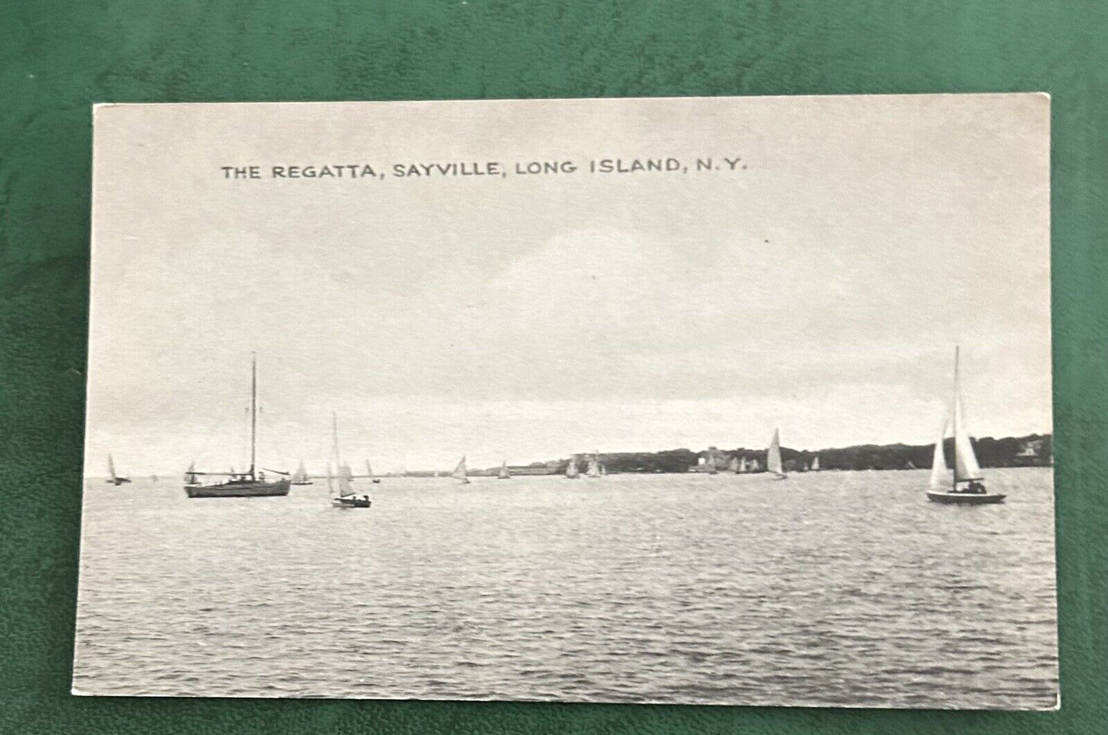 1950’s Postcard The Regatta Sayville Long Island New York