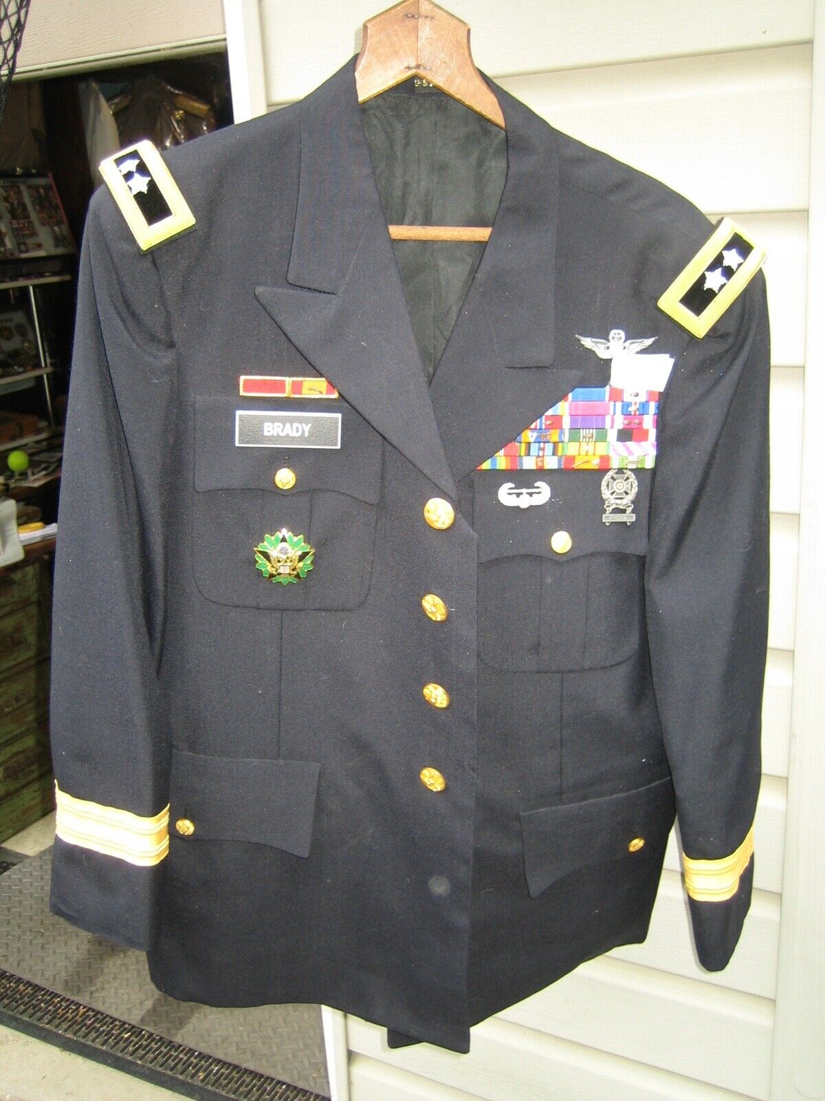 US Generals Uniform-Vietnam War Era-Named