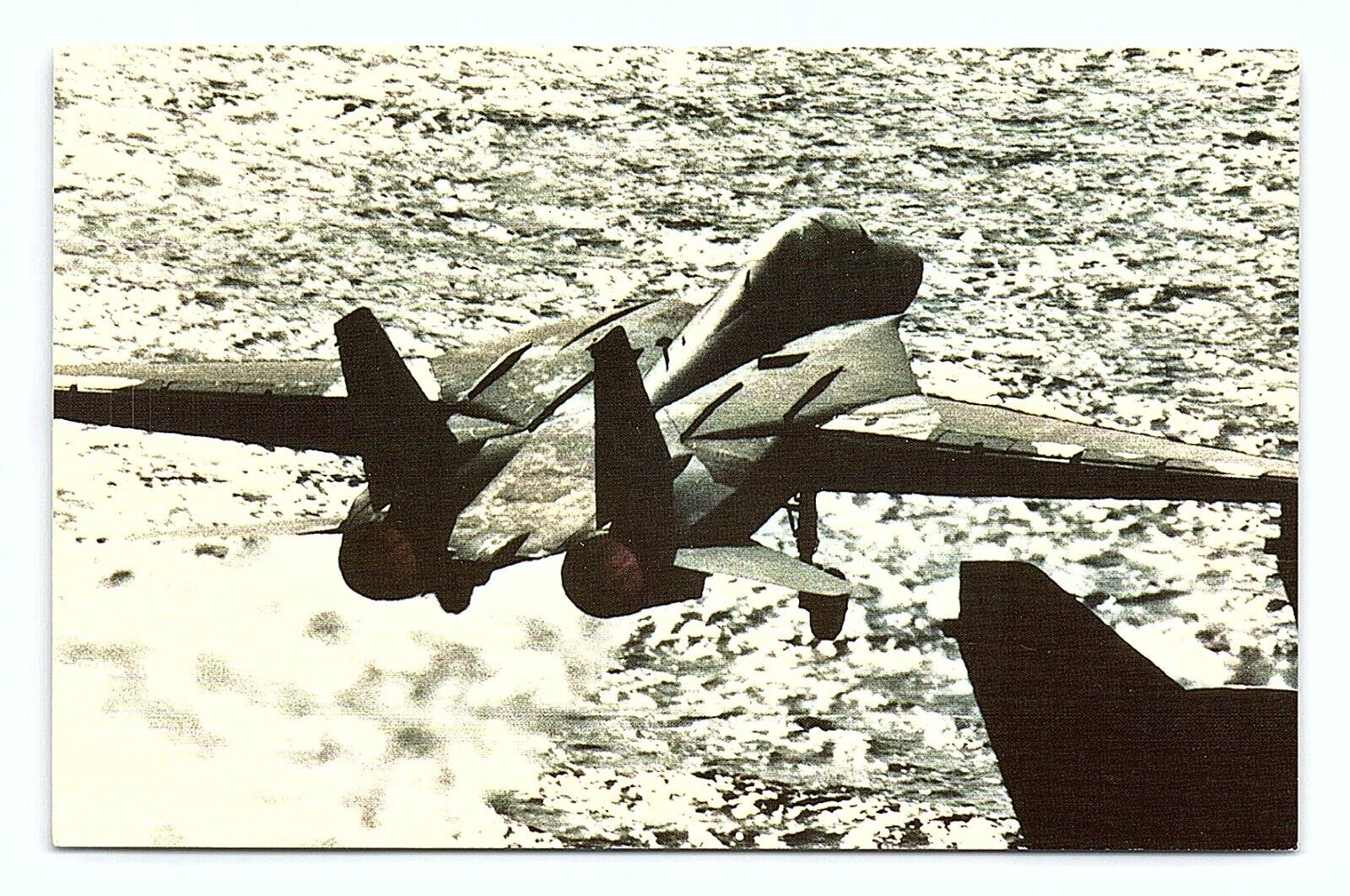 F-14 TOMCAT U.S.S. Nimitz CVN-68 Carrier Operations Vintage Postcard