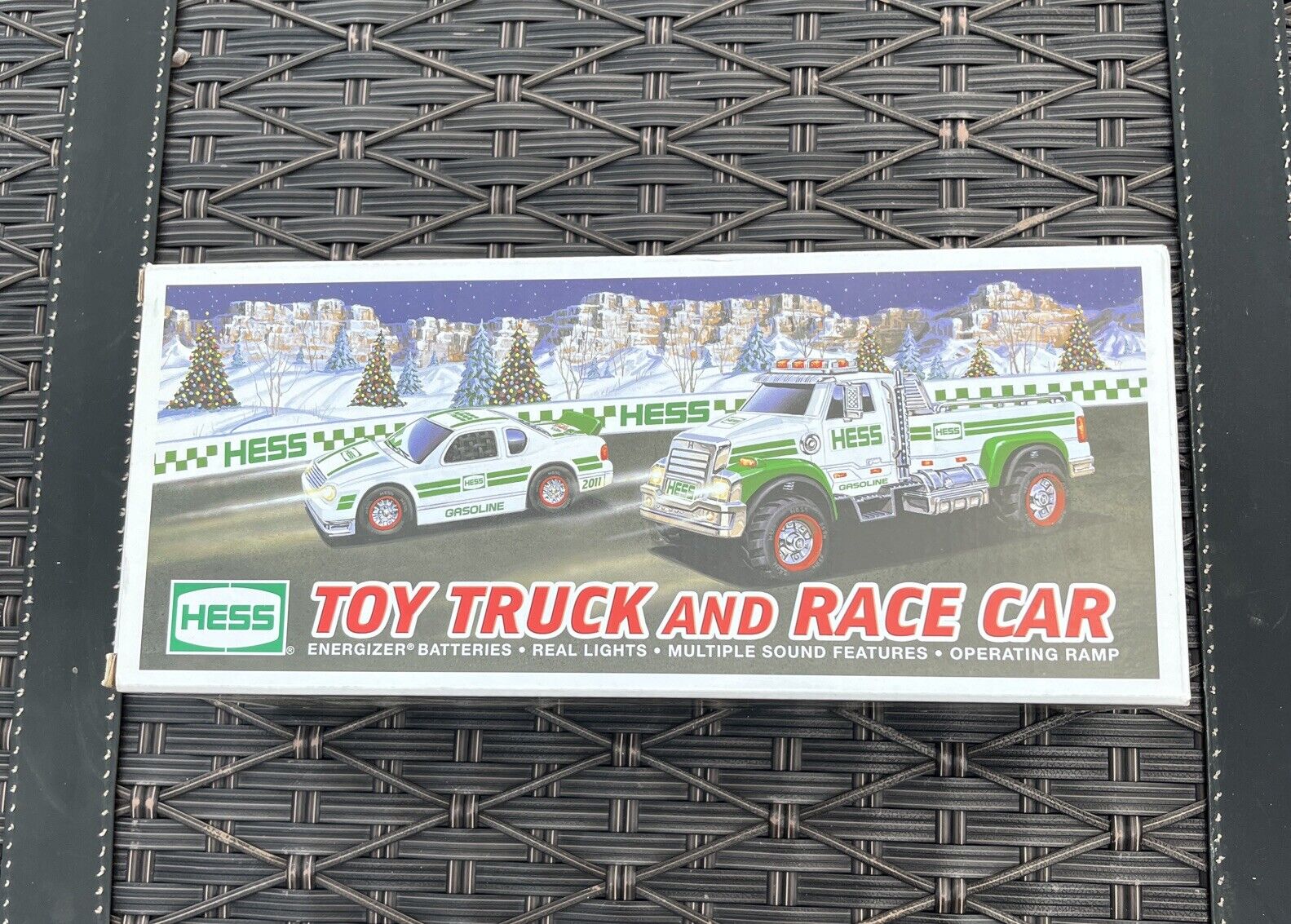 2011 Hess Truck And Race Car New In Box