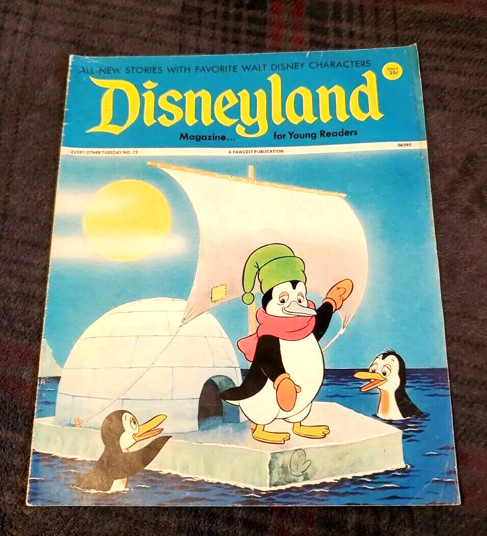 Disneyland Magazine # 72  Alice in Wonderland ~ Snow White 1973 Penguins ~ Igloo
