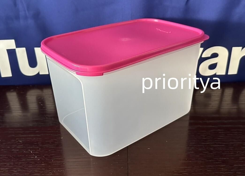 Tupperware Modular Mates 6.5L Rectangle Rectangular #3 Container Pink Seal New