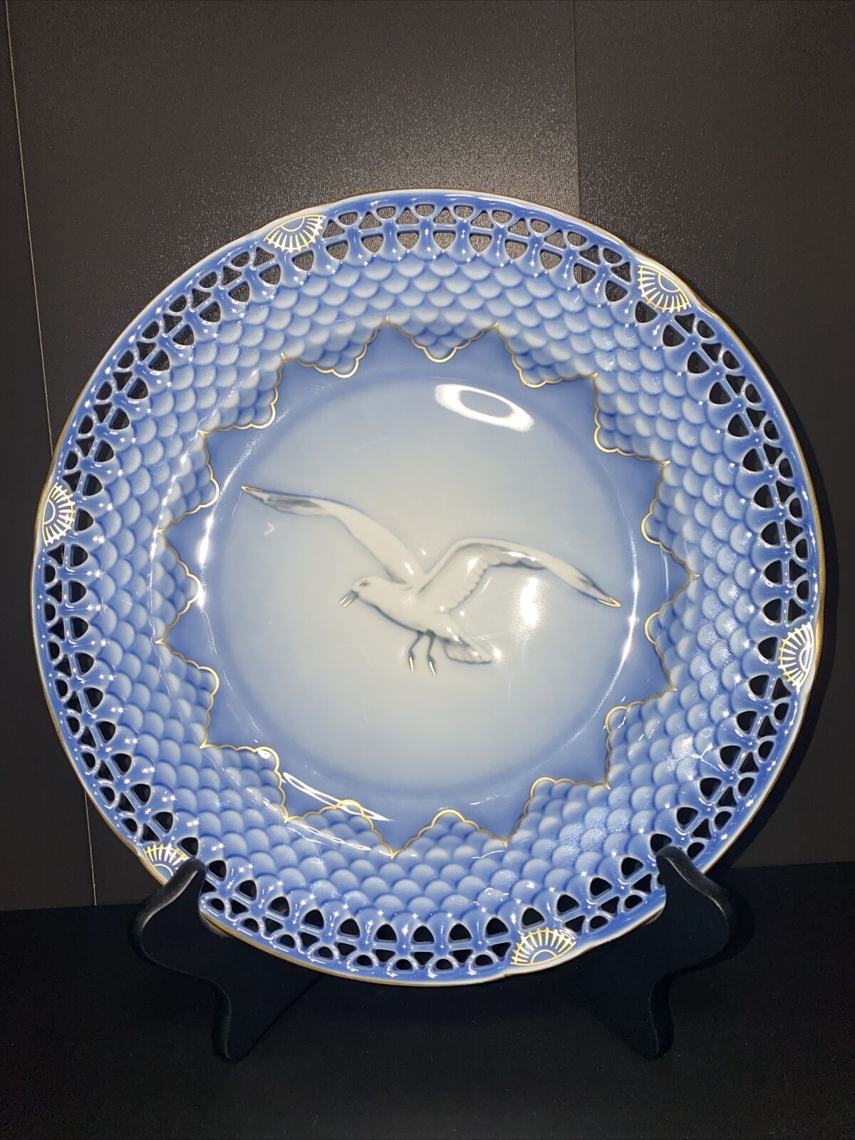 VTG Seagull Anniversary Plate - Bing and Grondahl Copenhagen Porcelain