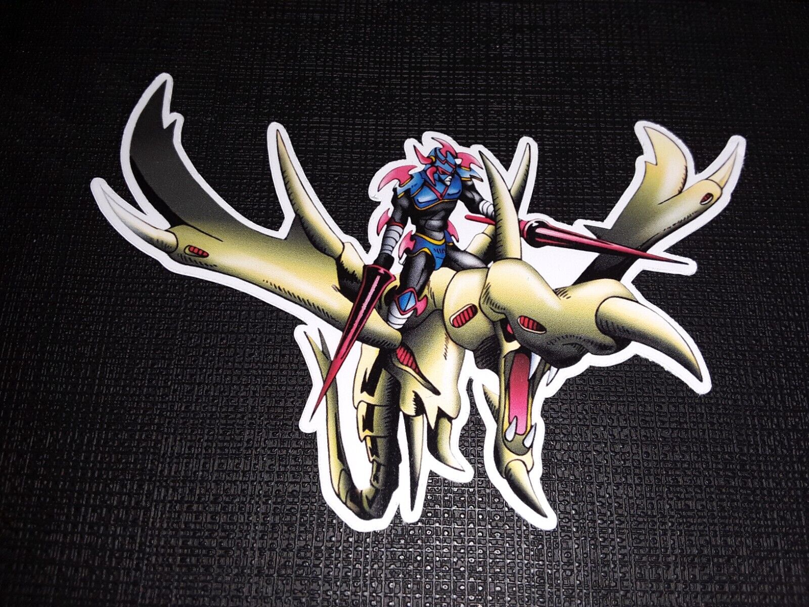 Yugioh Gaia the Dragon Champion Glossy Sticker Anime Waterproof