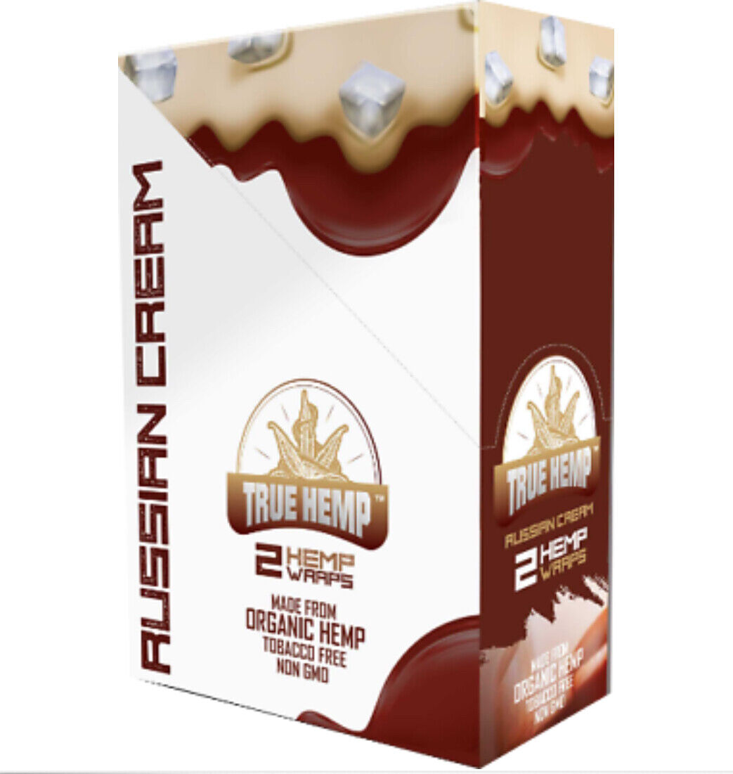 True Herbal Natural Organic Papers Russian Cream Box 25/2ct Packs