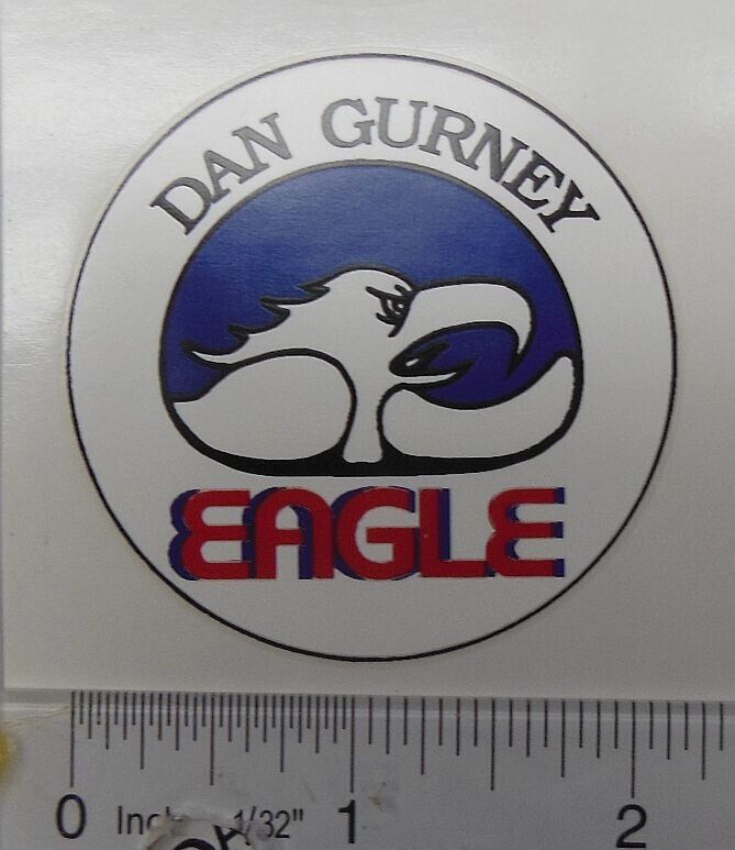 Dan Gurney Eagle monoshock headbadge